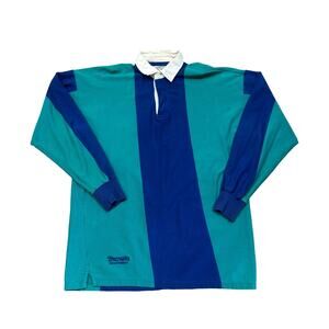 Vintage Britches Great Outdoors Stripe Rugby Shirt Men's Large